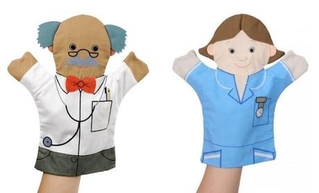 Los títeres del arte de curar, marionetas de obras social...