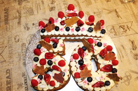 TARTA DE NÚMEROS DE GALLETAS DE JENGIBRE {MARTHA STEWART} TARTA DE NÚMEROS DE GALLETAS DE JENGIBRE {MARTHA STEWART}