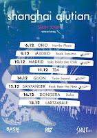 Conciertos en España de Shanghai Qiutian en 2022