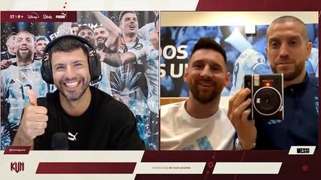 Papu Gómez, Messi y Agüero, protagonistas de un directo inédito previo a los cuartos del Mundial