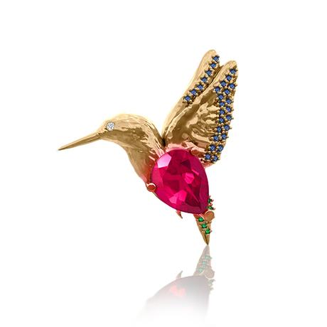 Dije de lujo Colibrí Oro 18k Dije de lujo Colibrí Oro 18k