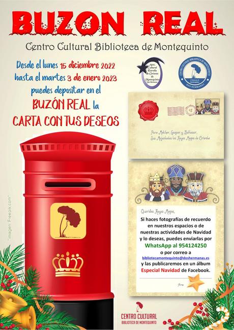 Navidad en Montequinto: «Buzón Real en la Biblioteca» para recoger las cartas para los Reyes Magos