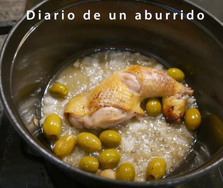 Cocinando con Marta Torres Molina. Pollo con aceitunas