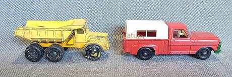 Camión Euclid y camioneta Ford F-100 de los Matchbox de mi infancia Camión Euclid y camioneta Ford F-100 de los Matchbox de mi infancia