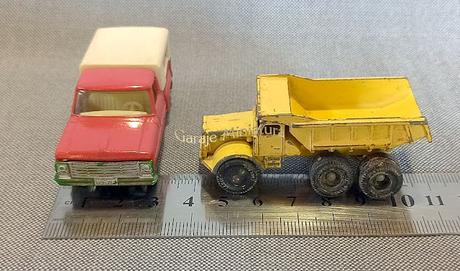 Camión Euclid y camioneta Ford F-100 de los Matchbox de mi infancia Camión Euclid y camioneta Ford F-100 de los Matchbox de mi infancia