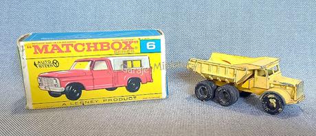 Camión Euclid y camioneta Ford F-100 de los Matchbox de mi infancia Camión Euclid y camioneta Ford F-100 de los Matchbox de mi infancia