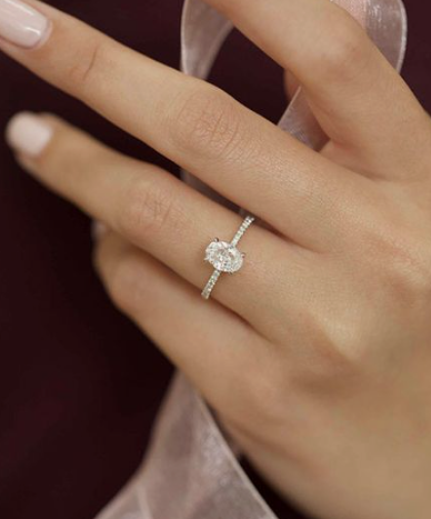 Anillo de Compromiso Personalizado Pave