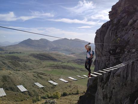 Via Ferrata Flores y Lagunas, Cubillas de Arbás