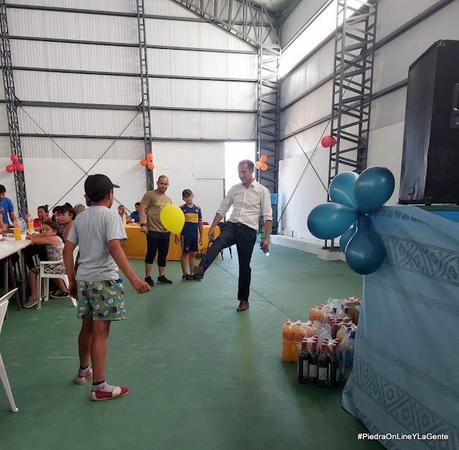 Gutiérrez inauguró un gimnasio polideportivo en El Sauce