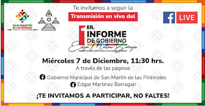 CON UN FUERTE COMPROMISO SOCIAL, EDGAR MARTÍNEZ PRESENTA PRIMER INFORME DE ACTIVIDADES