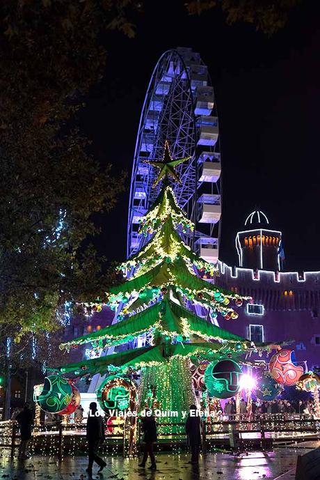 La noria y el árbol giratorio