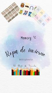 MEMORY ROPA DE INVIERNO