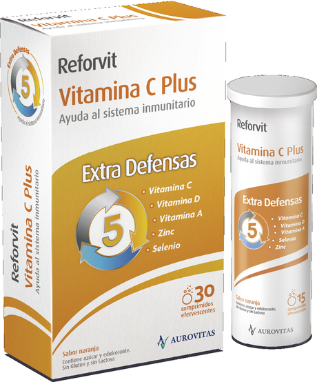 La vitamina C, aliada para el funcionamiento normal del sistema inmunitario y la disminución del cansancio