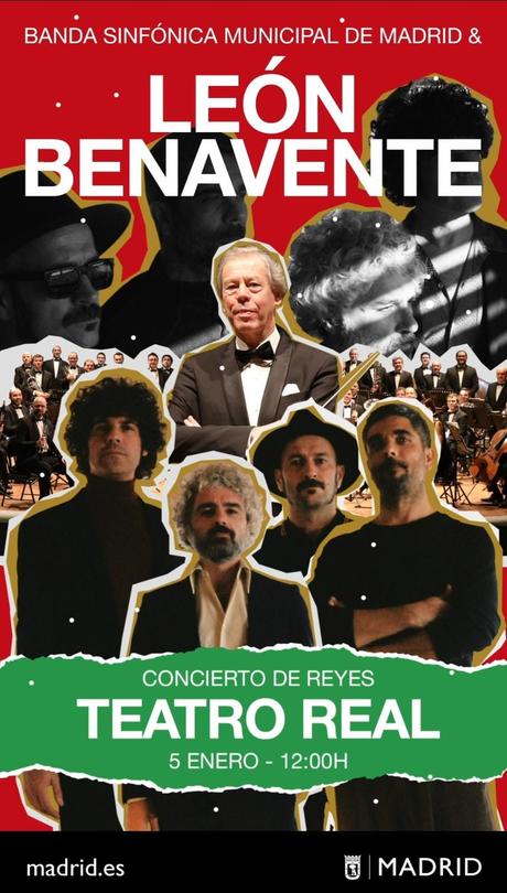Concierto de Reyes con León Benavente en el Teatro Real