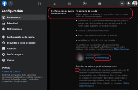¿Qué pasa con mi legado digital cuando me muero?
