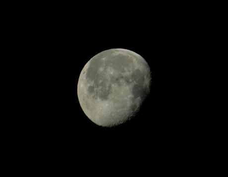 Cromo, cuadro, luna.