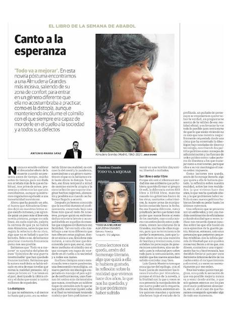 TODO VA A MEJORAR - ALMUDENA GRANDES