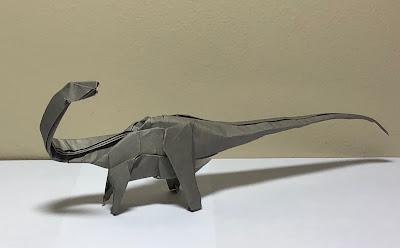 La fauna pretérita en origami de Satoshi Kamiya