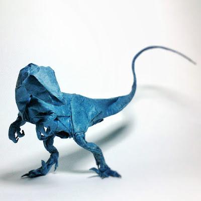 La fauna pretérita en origami de Satoshi Kamiya