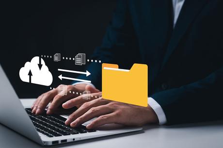 Transferencia de archivos y carpetas en la nube