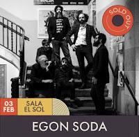 Egon Soda agotan estradas en su concierto en Sala El Sol dentro del Inverfest
