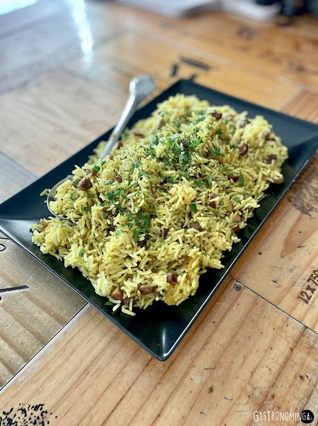 Arroz pilaf con frutos secos