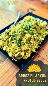 Arroz pilaf con frutos secos