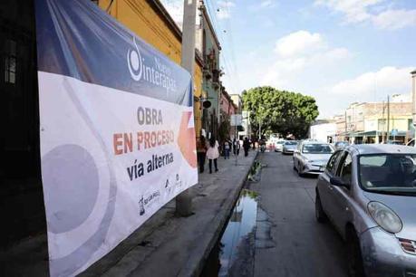 Interapas inicia reposición de drenaje en el primer cuadro del Centro Histórico