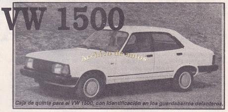 VW 1500 con caja de quinta fabricado por Autolatina Argentina