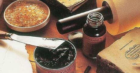 ¿Qué es la litografía? Materiales