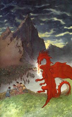 Un dragón en la colina