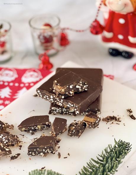 Turrón de chocolate y almendras sin azúcar Turrón de chocolate y almendras sin azúcar