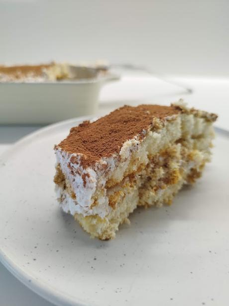 Tiramisú sin lácteos Tiramisú sin lácteos