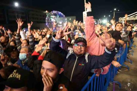 Potosinos disfrutan de las posadas navideñas del Gobierno del Estado