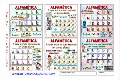 ALFAMÉTICAS - MESSI ALFAMÉTICAS - MESSI