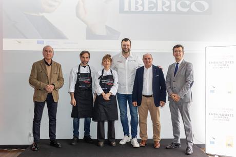 El Jamón Ibérico protagoniza un exclusivo showcooking a 6 manos con chefs internacionales estrella Michelín