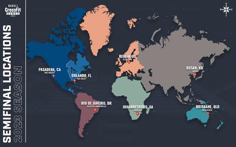 Los NOBULL CrossFit Games 2023 ya tienen ubicación para sus Semifinales