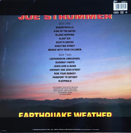 Joe Strummer -Earthquake Weather Lp 1989 Joe Strummer -Earthquake Weather Lp 1989
