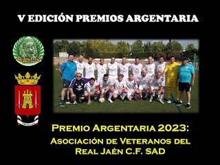 Premio ARGENTARIA 2023 a la Asociación de Veteranos del Real Jaén C.F. SAD Premio ARGENTARIA 2023 a la Asociación de Veteranos del Real Jaén C.F. SAD