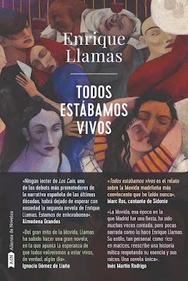 Enrique Llamas. Segunda novela: 