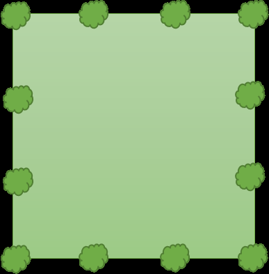 MATEMÁTICAS JARDINERAS, FORMAR ALINEACIONES DE PLANTAS EN FORMA CUADRADA Y RECTÁNGULAR