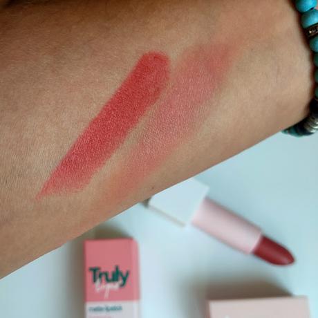 SWATCHES LABIAL Y COLORETE Probando DAPOP: Una nueva marca de maquillaje LOW COST 5