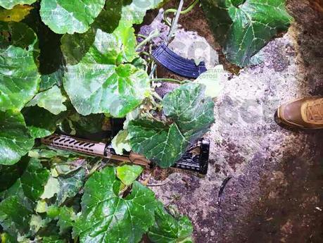 Guardia Civil Estatal asegura armas y equipo táctico en Tanquián de Escobedo