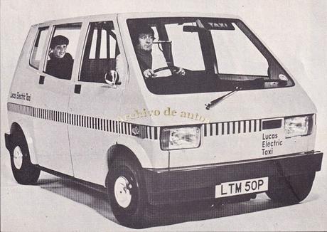 Lucas Electric Taxi, prototipo de taxi eléctrico de 1975 para Londres