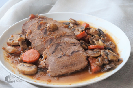 Redondo de ternera en olla exprés Redondo de ternera en olla exprés