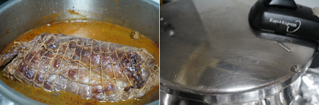 Redondo de ternera en olla exprés Redondo de ternera en olla exprés