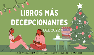Libros más decepcionantes del 2022 Libros más decepcionantes del 2022