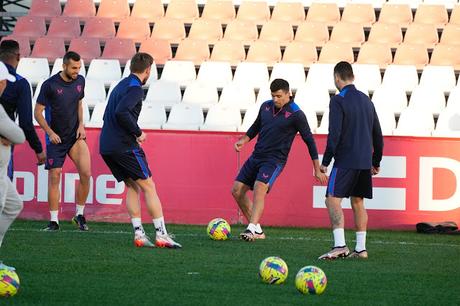 El Sevilla empieza a preparar el partido de Liga ante el Celta