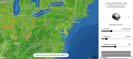 Simula el terrible impacto de asteroides contra ciudades y mira el resultado
