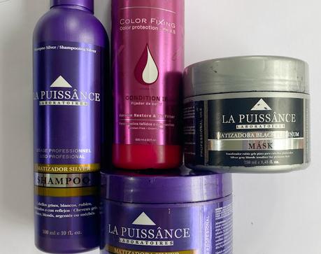 shampoo pelo teñido anti amarillo color canas plateado la puissance argentina